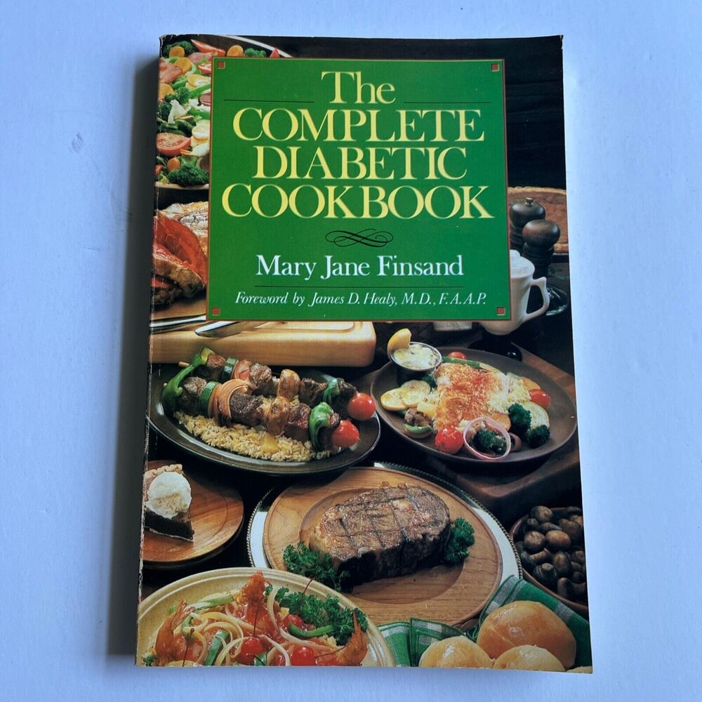 Vintage 1990 Cookbook The Complete Diabetic Cookbook Paperback
